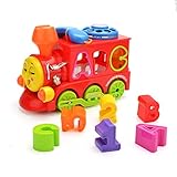 Wishtime ミニおしゃべり汽車 汽笛 音楽 ライト サウンド 子供 点滅 知育玩具 おもちゃ 三歳