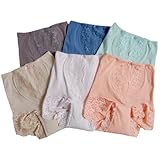 渡嘉毛織 シルエットすっきりレースショーツ6枚セットL