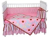Tadpoles Field of Flowers 4 Piece Crib Set in Pink and Periwinkle by Tadpoles [並行輸入品]