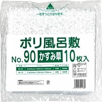 Amazon.co.jp: 福助工業 ポリ風呂敷 水玉ブルー 90角 厚0.035㎜ 900