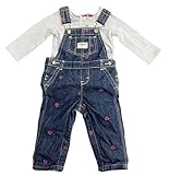 OshKosh(オシュコシュ）B'Gosh ベビー オーバーオール ロンパース セット ガールズ (24M（90cm）)