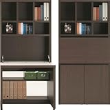 Latticeラチスシリーズ ライティングデスク (幅89.1cm ダークブラウン) 【本州四国は開梱設置込み】