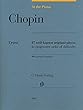 ショパン: At the Piano - ショパンの有名な17のピアノ小品/原典版/Hewig-Troscher運指 & 編 (英語版)/ヘンレ社/ピアノ・ソロ