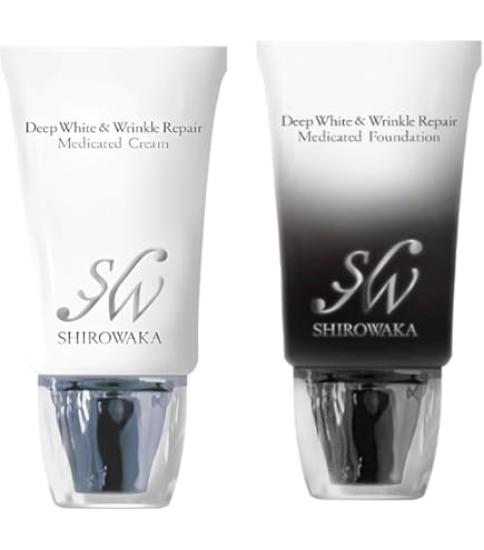SHIROWAKA ディープホワイト＆リンクルリペアクリーム・ファンデーション Amazon | シロワカ ディープホワイト＆リンクルリペア