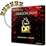 DR Strings (デーアール) エレキギター弦 クァンタムニッケルを巻弦に採用 DRAGON SKIN＋ DEQ-10 【国内正規品】