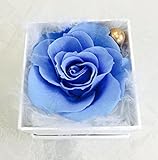 プリザーブドフラワー ミニフラワーBOX (ブルー)