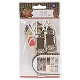 オールスター タグ私厚紙ダイカット 24/Pkg-チケット ＆ タグ
