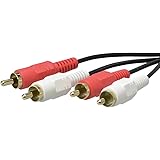 アクロス RCAケーブル AUDIOピンケーブル 1.5m RCAピン×2-RCAピン×2 AVC106