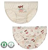 【あるこんたるこん】オーガニックコットン ベビー パンツ ティンカーベル キッズ ジュニア 女の子 ショーツ 2枚セット (100)