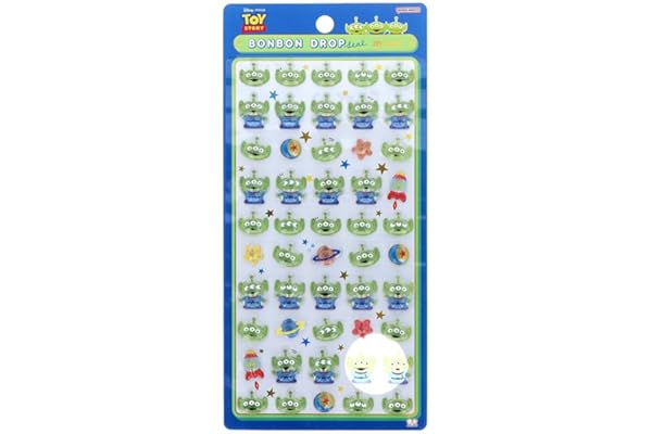 サンスター文具(Sun-Star Stationery) トイ･ストーリー ディズニー ピクサー グッズ ボンボンドロップシール ミニ エイリアン S8815054