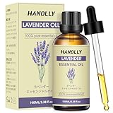 Hanolly アロマオイル ラベンダー 精油 100ml エッセンシャルオイル 天然100% 快眠 マッサージ ディフューザー アロマ ギフト