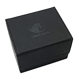 Mono Mono デッキケース カードケース 約100枚収納 トレカ コレクション 小物入れ フェイクレザー (ブラック)