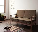 天然木北欧パイン無垢材ソファ【Heim】ハイム　2P