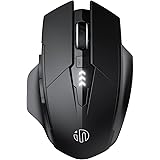 INPHIC Bluetooth Mouse, [Upgraded] Multi-Device Silent Rechargeable Bluetooth Wireless Mouse (Tri-Mode: BT 5.0/4.0+2.4G), 160