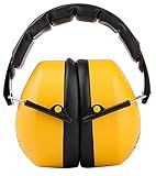 TR Industrial Schutz Compact Foldable Ear Muffs with Soft Adjustable Headband, NRR = 34dB, CE Approv