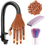 ネイル練習手 ネイルアート DIYツール ネイル練習用ハンド ネイルチップ ネイルトレーニング