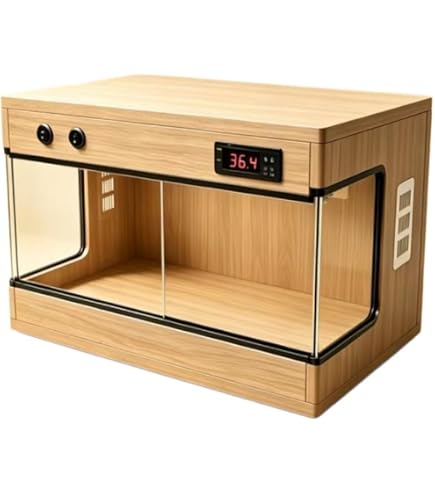 Amazon | Koubhyj 爬虫類 ケージ, OSBウッド 通気性が良い, 保温
