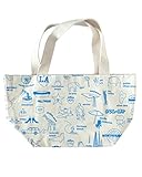 MAPTOTE ナチュラルミニトート　Los Angeles　Sky