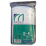 酒井化学工業 チャック付ポリエチレン袋 ミナジップ ケース販売 0.04×120×85mm D-4 10000枚入