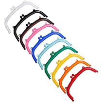 Amazon.co.jp: がま口口金 8.5cm 型紙付カラフル アーチ型 10色セット