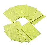 (Aideaz) 気軽に 清潔 交換 こて先 クリーナー クリーニング パッド 耐熱 スポンジ 半田ごて 台 との セット も (2ダース)