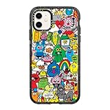 CASETiFY インパクトケース iPhone 11 Pro - Fun Friends By Jon Burgerman - クリア ブラック