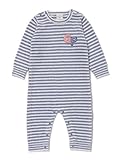 gelato pique Kids&Baby(ジェラートピケ キッズアンドベイビー)'スムーズィー'2ボーダーアップリケbabyロンパース BLU 70