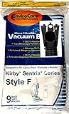 9 F Style Microfiltration Vacuum Bags for Kirby Sentria I & II G10D