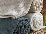 Coyuchi Organic Cotton Honeycomb Blanket Baby Ivory by Coyuchi [並行輸入品]