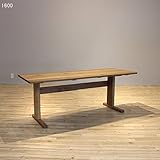 LIVWOOD 【 カシス 】ダイニングテーブル 幅140cm ミッドセンチュリーモダン テーブル 幅 1400　奥行 600　高さ 650 mm オーク 無垢 北欧 モダン おしゃれ シンプル カッコいい ダイニング (オーク, 160)