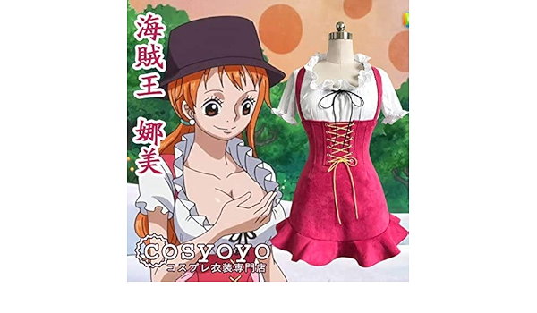 安心発送 One Piece ワンピース Grandline Lady ナミ コスプレ衣装 帽子 コミック アニメ ゲームキャラクター
