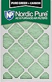Nordic Pure 16 x 25 x 1puregreen + C - 6 plusカーボンAC炉エアフィルタ、6点