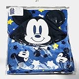 (ディズニー)Disney ディズニーベビー子供服 おくるみ アフガン ミッキー（ブルー）