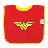 Bumkins Wonder Woman Pullover Bib, Red by Bumkins