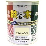 カンペハピオ 1回塗りハウスペイント ミルキーホワイト 1L