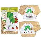 2015年 夏物 はらぺこあおむし 長袖エプロン THE WORLD OF ERIC CARLE はらぺこあおむし◇26.5×33.5cm