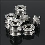 ランフィー　シール ベアリング V 溝 4x13x6mm 1.5 mm 深いボール ベアリング 10 個入り 624VV V 溝