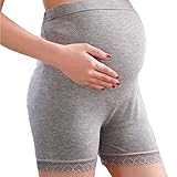 Mille Ti Rana マタニティ レギンス 3分丈 スパッツ 妊婦服 レディース (ホワイト)