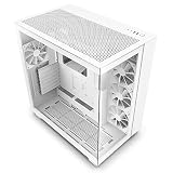 NZXT H9 Flow 2層構造ミドルタワーPCケース [White] CM-H91FW-01 CS8575