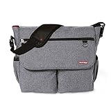 (スキップホップ) SKIP HOP マザーズバッグ DASH SIGNATURE オムツ替えシート 付き HEATHER GRAY ヘザーグレー[220301]
