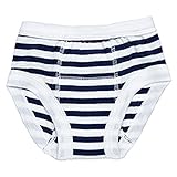 Egyptian Organic Cotton Print Training Pants, Navy Stripe, 2-4 Years by Under the Nile [並行輸入品]