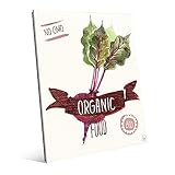 Organic Food Beet水彩withダークレッドのキッチン壁アートプリント 16x20 GAR0000082GLS16X20XXX
