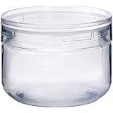 星硝(Seisho)セラ―メイト 保存 容器 ガラス キャニスター 600ml チャーミークリアー S1 日本製 221152