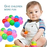 100 pcsの子供たちのために有毒な多色のおもちゃのボールプールボールなしプレー