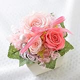 花由 プリザーブドフラワー パレット shellpink 淡いピンク