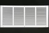 24 " W x 10 " HスチールReturnエアグリル – Sidewall and Cieling – HVACダクトカバー- - - - - - - 24x10 MFRG2410W