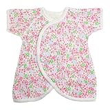 【低出生体重児 低体重児 未熟児】コンビ肌着 リバティ花柄 40cm～45cm 新生児 通年商品 (40ｃｍ～45ｃｍ)