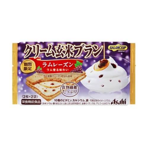 アサヒフード＆ヘルスケア バランスアップ クリーム玄米ブラン ラムレーズン