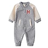 Hzjundasi Newborn 赤ちゃん コットンClothes Long Sleeve Romper ジャンプスーツ Playsuit アウトフィット