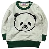 【秋冬春対応】 GARACH(ギャラッチ)裏毛PANDA Ptトレーナー 110cm/Om NO.AH-1631614